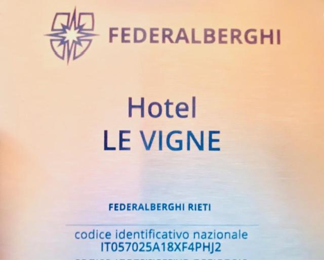 Hotel Le Vigne Contigliano Екстер'єр фото